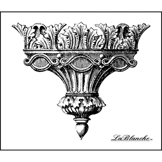 Lablanche Silicone Stamp - Intricate Ornament Stamp - 2.75"X2.5"