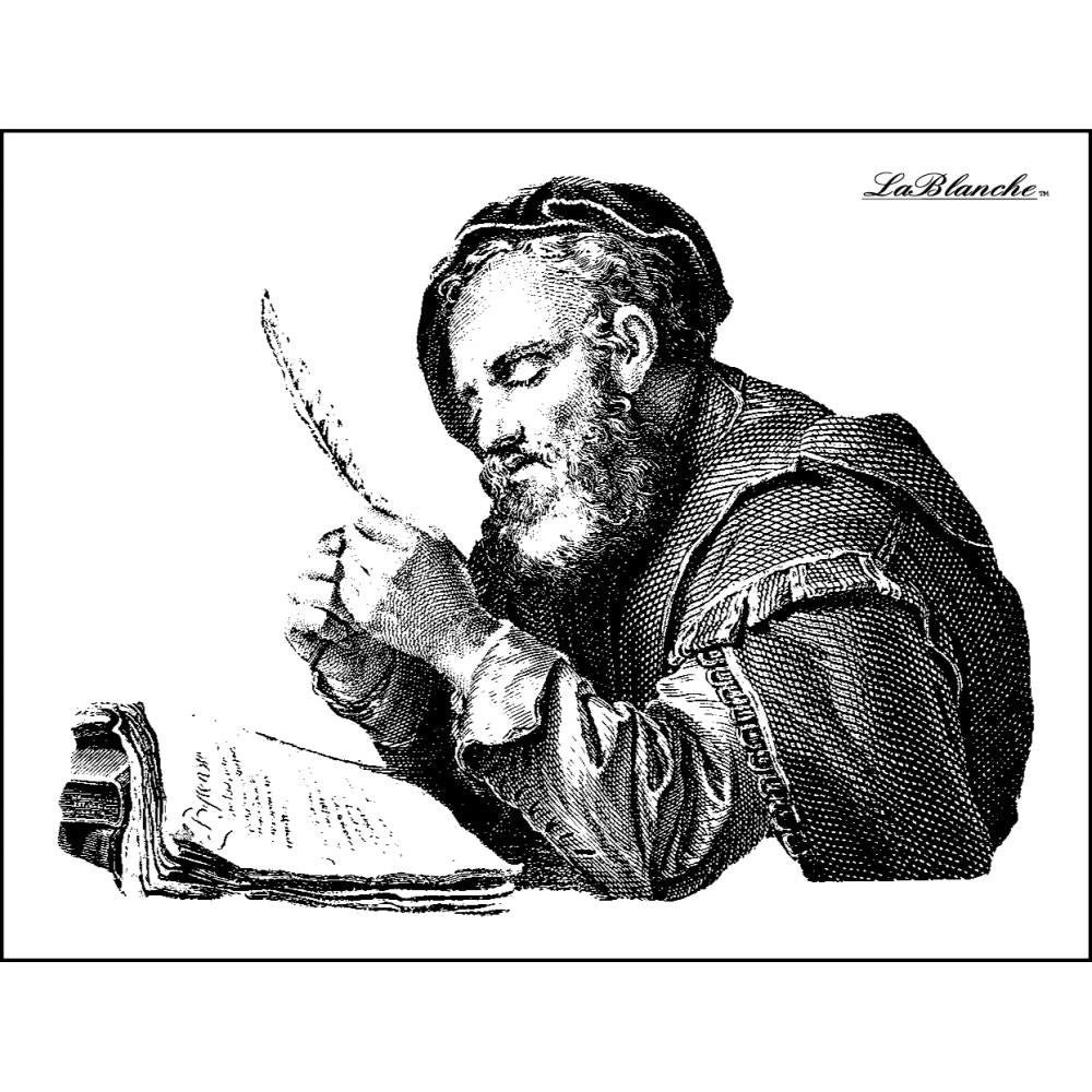 Lablanche Silicone Stamp - Scholar Stamp - 4"X3"