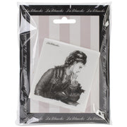 Lablanche Silicone Stamp - Thoughtful Lady Stamp - 3"X3"