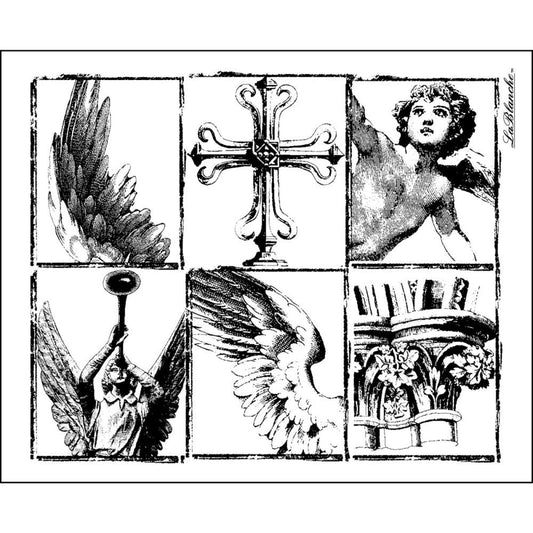 Lablanche Silicone Stamp - Wing Pieces Stamps