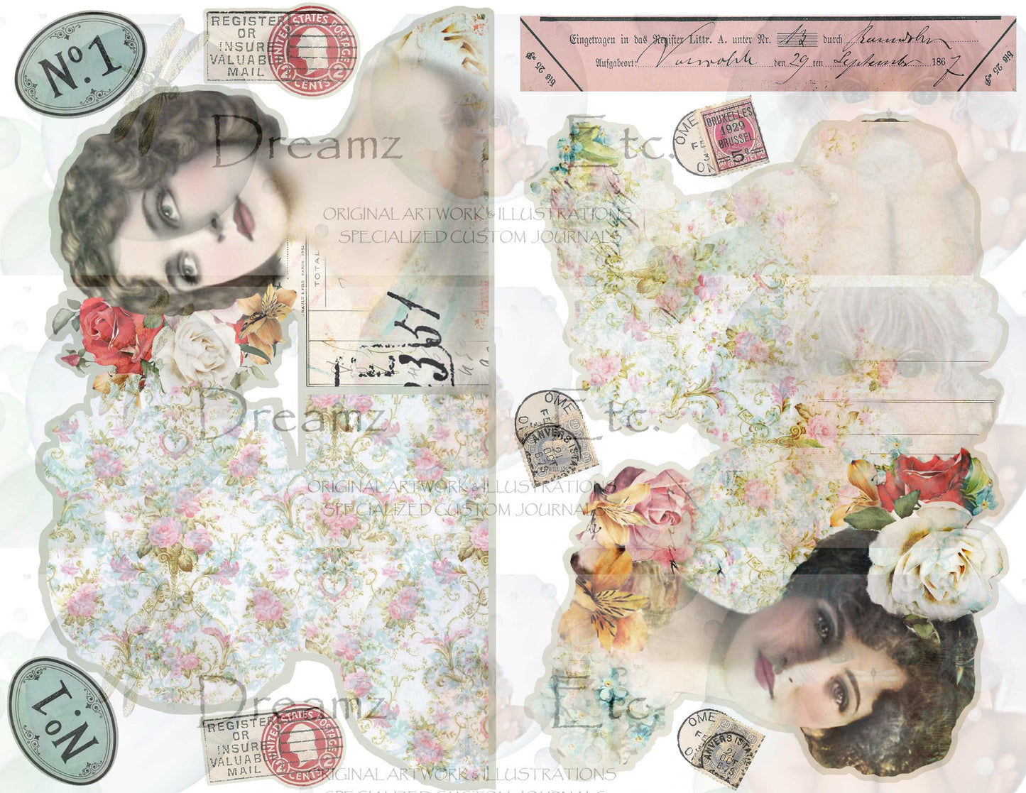 Letter Diaries - DIGITAL Journal Kit - Bundle Pack