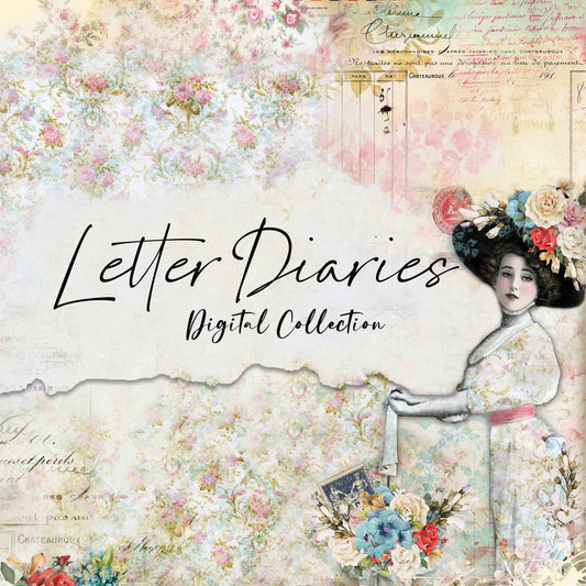 Letter Diaries - DIGITAL Journal Kit - Bundle Pack