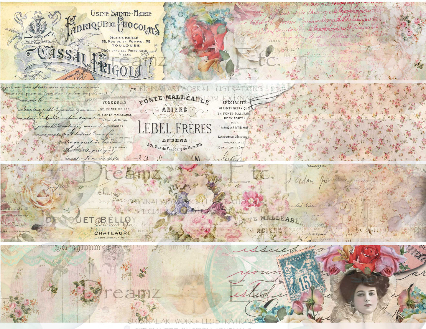 Letter Diaries - DIGITAL Journal Kit - Bundle Pack
