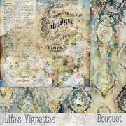 NOW SHIPPING - Blue Fern Studios - Life's Vignettes - 12x12 Paper Pack - By Jen Bishop