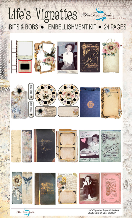 Blue Fern Studios - Bits & Bobs - Life's Vignettes - By Jen Bishop