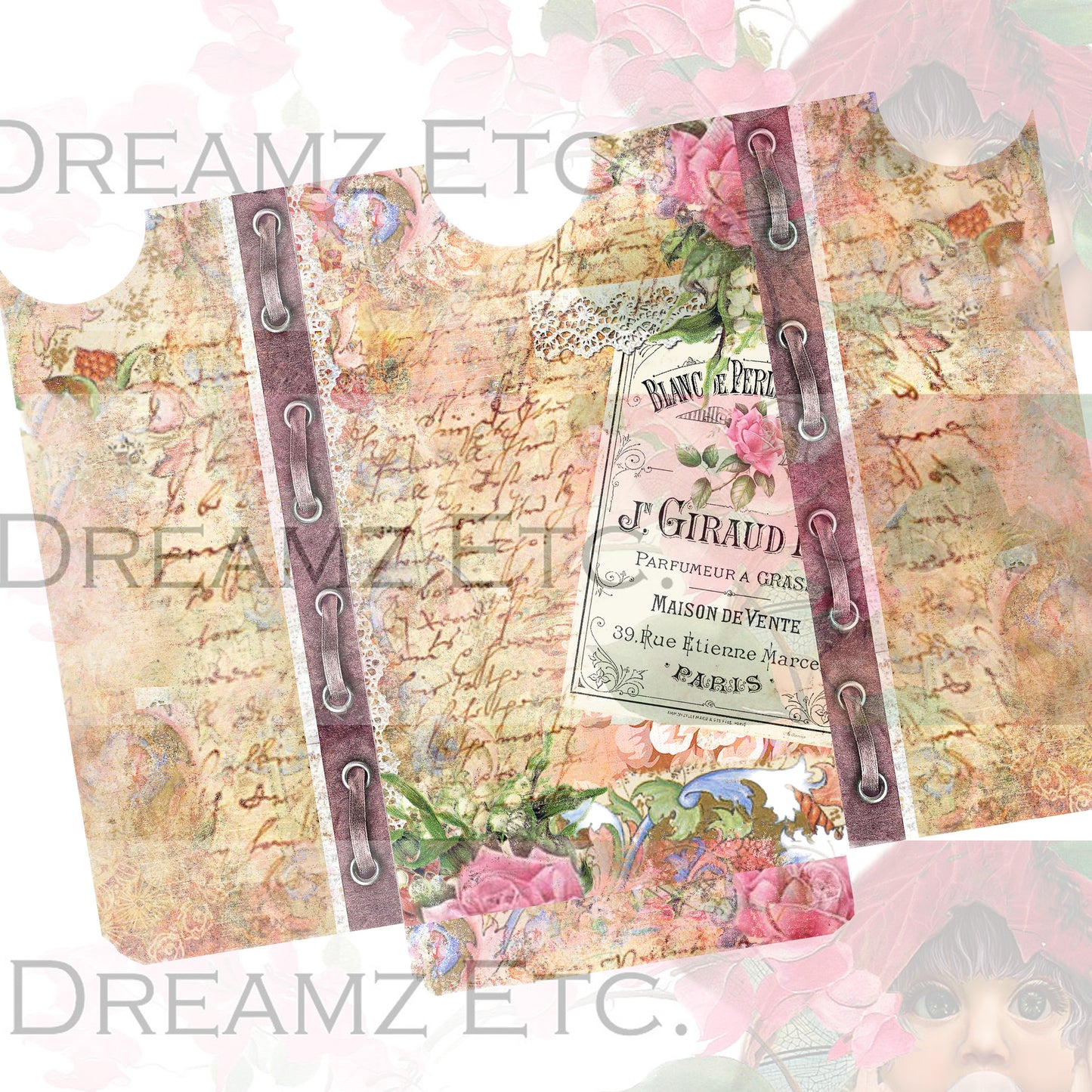 Medieval Romance Digital Collection - Entire Collection - 10 Papers/Designs, 5 Pocket Envelopes,Tags, and Ephemera Sheet