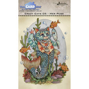 Crazy Cats Mer Puss - The Card Hut Clear Stamps 6"X4" By Linda Ravenscroft