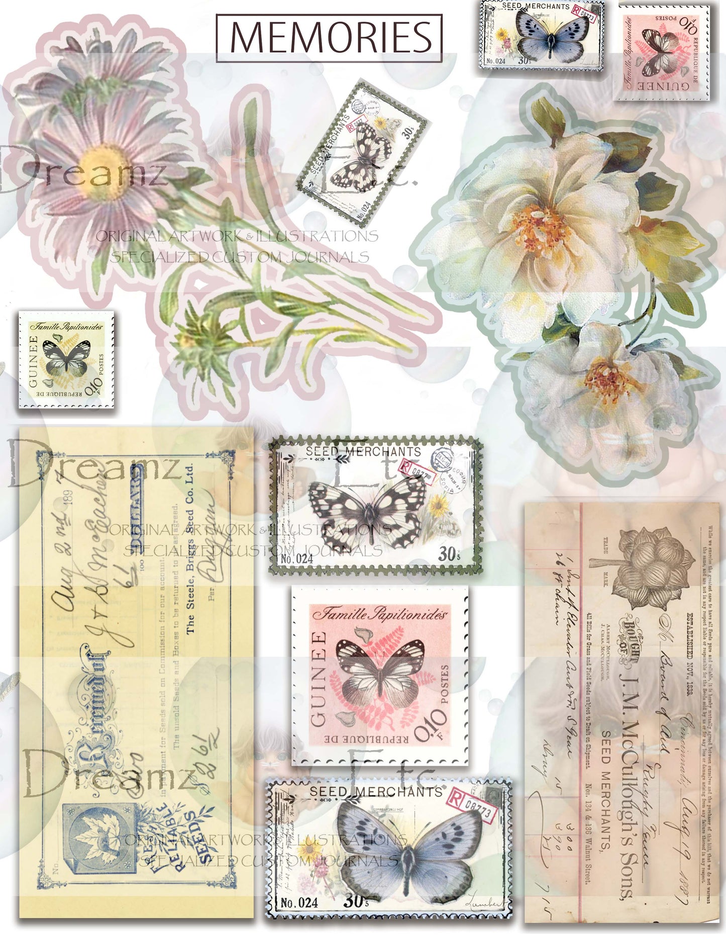 From Mom with Love - ENTIRE COLLECTION (Plus FREEBIES) - DIGITAL Journal Kit