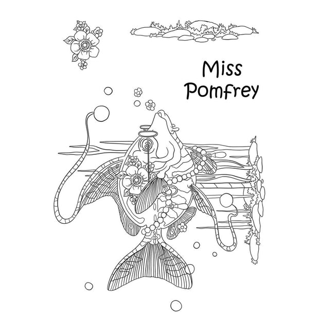 Mythical Creatures - Miss Pomfrey - The Card Hut Clear Stamps 6"X4" By Linda Ravenscroft