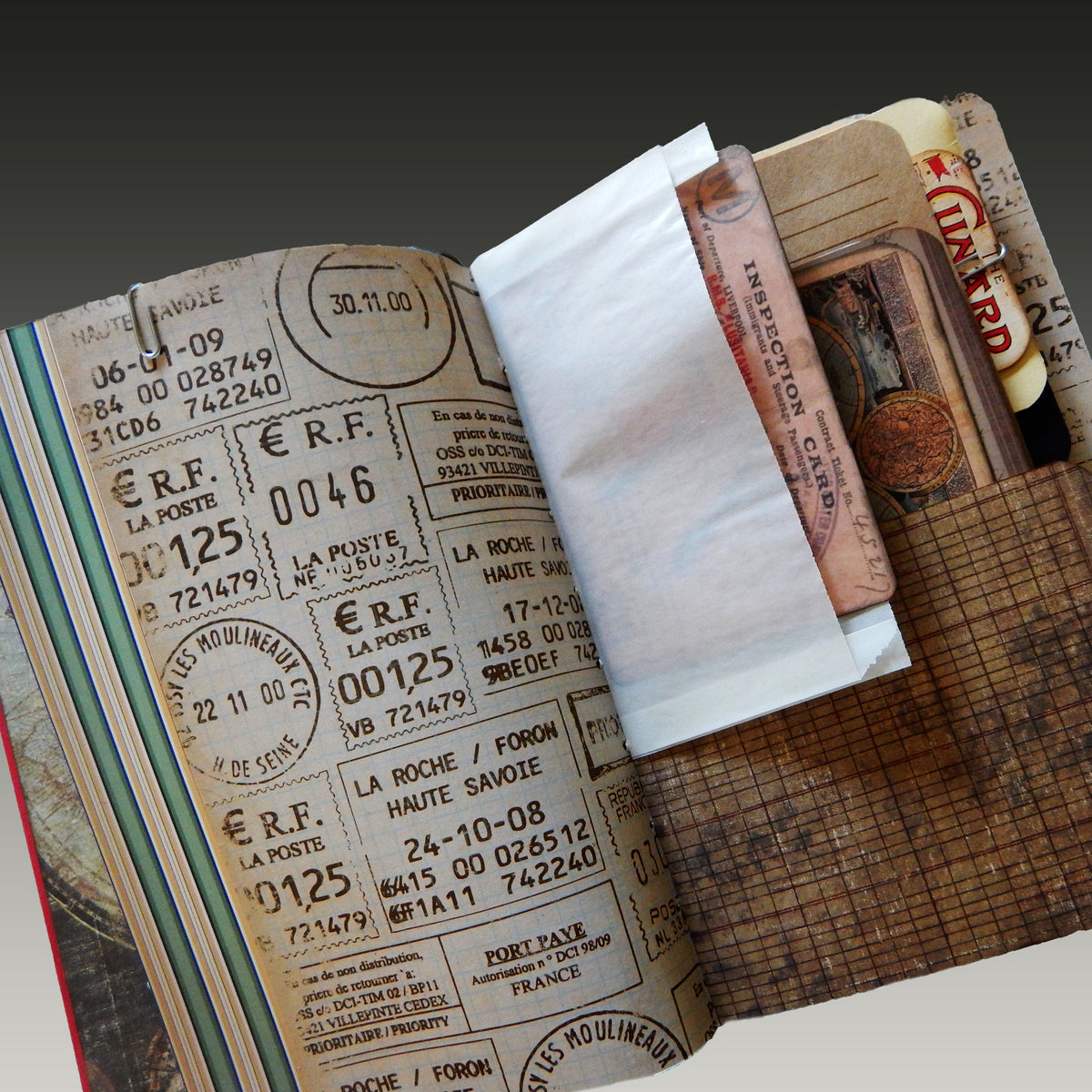 Hand-Stitched Journal - Nautical Theme