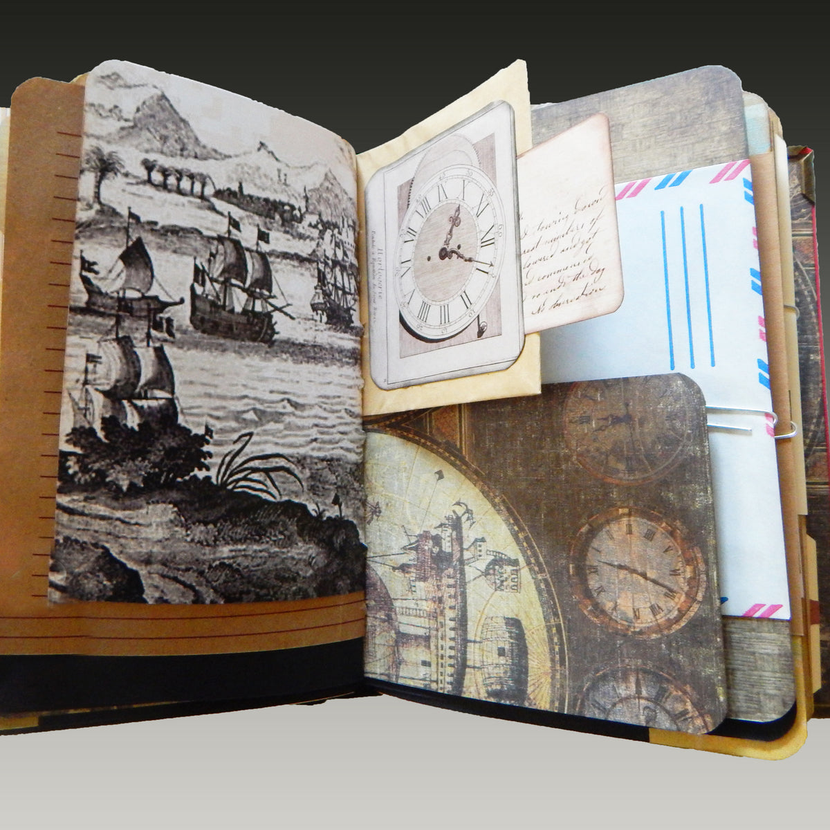 Hand-Stitched Journal - Nautical Theme