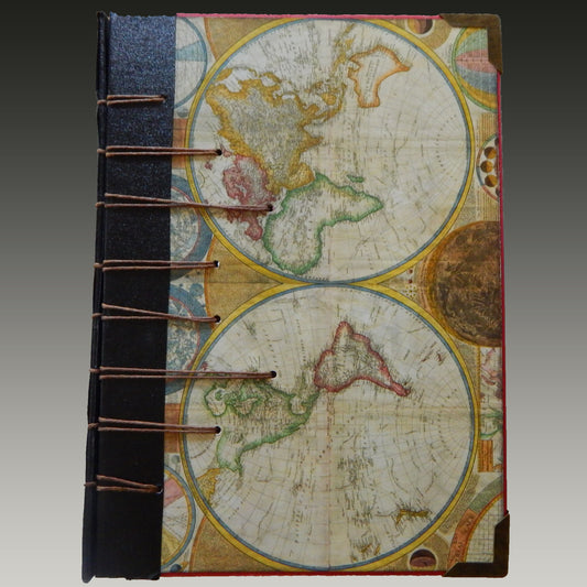Hand-Stitched Journal - Nautical Theme