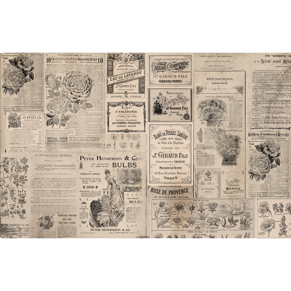 DECOUPAGE DECOR TISSUE PAPER – NEWSPRINT