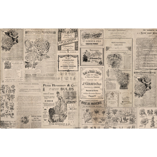 DECOUPAGE DECOR TISSUE PAPER – NEWSPRINT