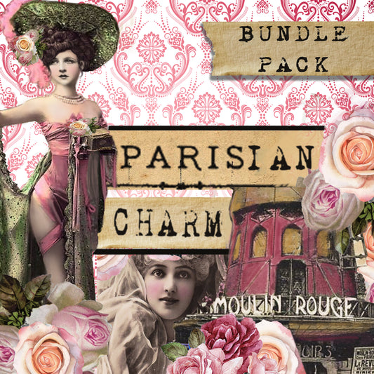 Parisian Charm - Digital Journal Kit - Bundle Pack