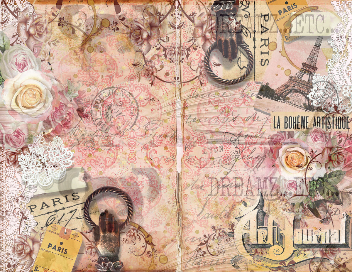 Parisian Charm - Digital Journal Kit - Bundle Pack