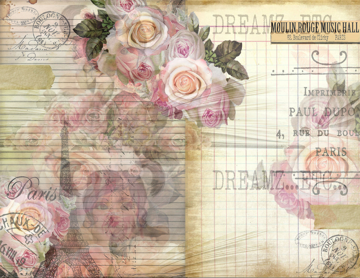 Parisian Charm - Digital Journal Kit - Bundle Pack