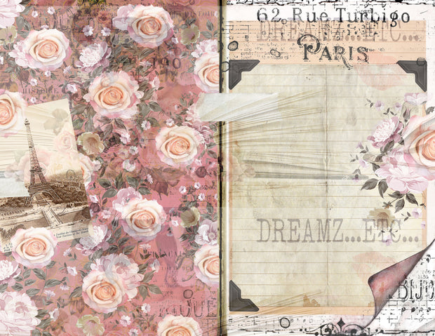 Parisian Charm - Digital Journal Kit - Bundle Pack