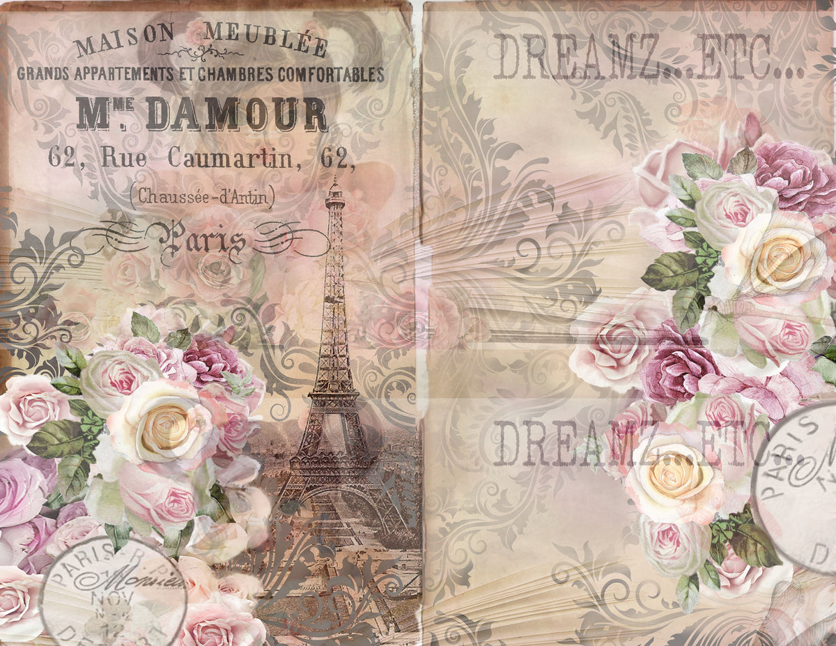 Parisian Charm - Digital Journal Kit - Bundle Pack