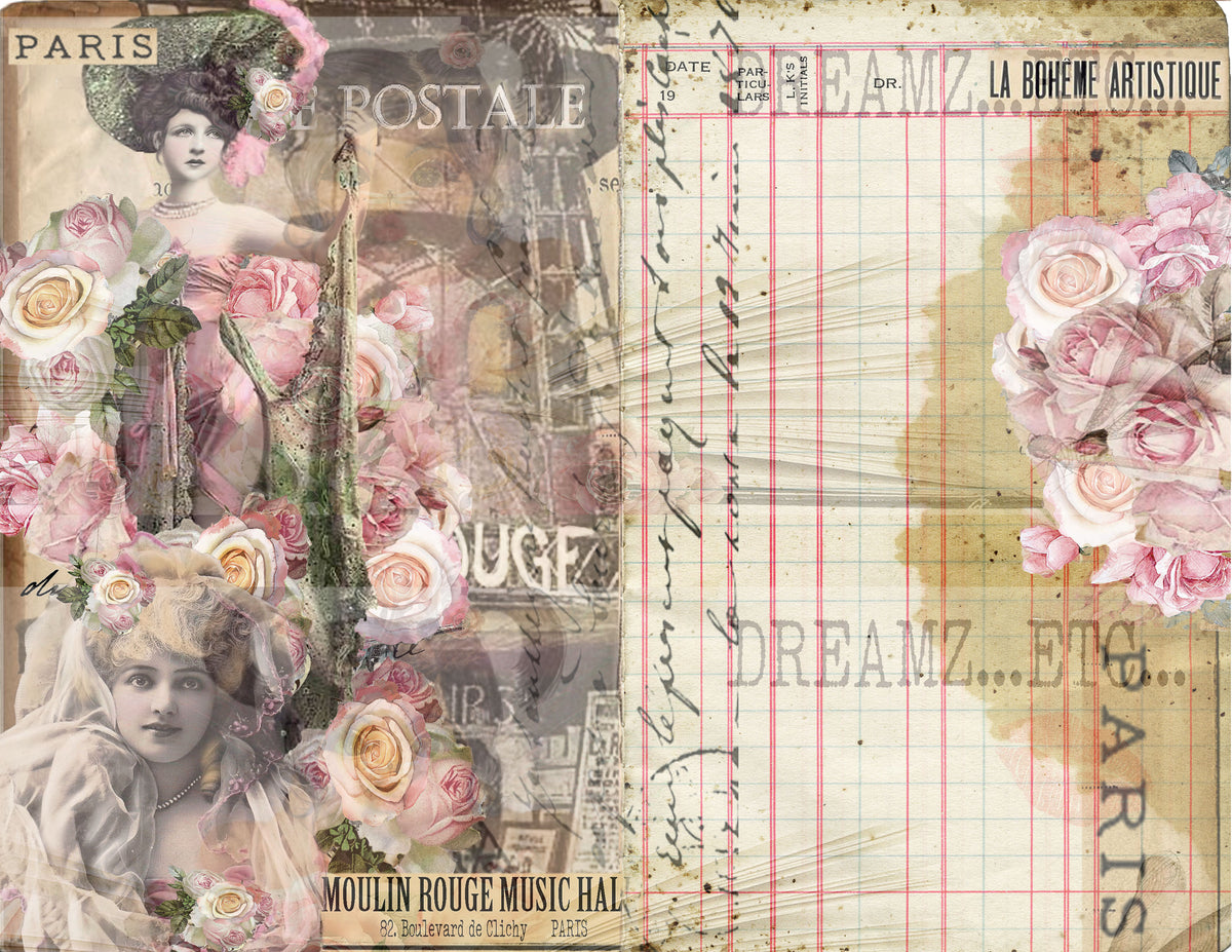 Parisian Charm - Digital Journal Kit - Bundle Pack