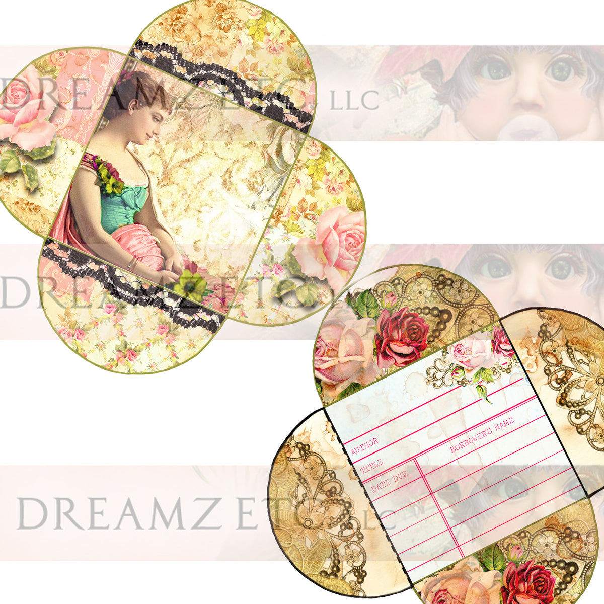 Simply Jane - Digital Paper Ephemera Collection