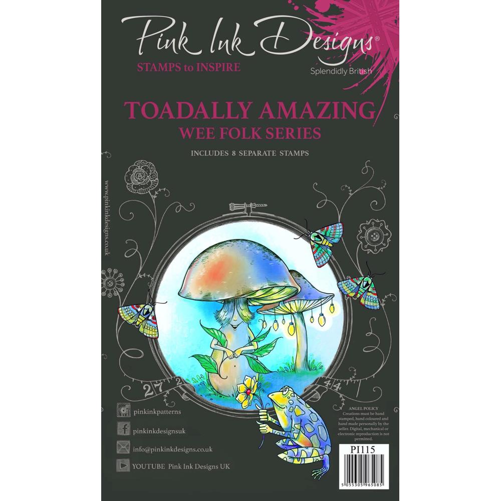 Pink Ink Designs Stamp Set - Toadally Amazing