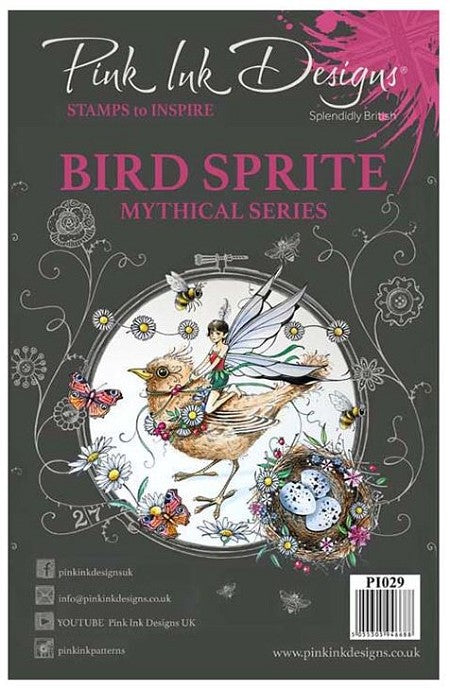 Pink Ink Designs Stamp Set - Bird Sprite