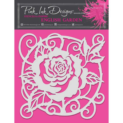 Pink Ink Designs - English Garden Stencil - 8x8