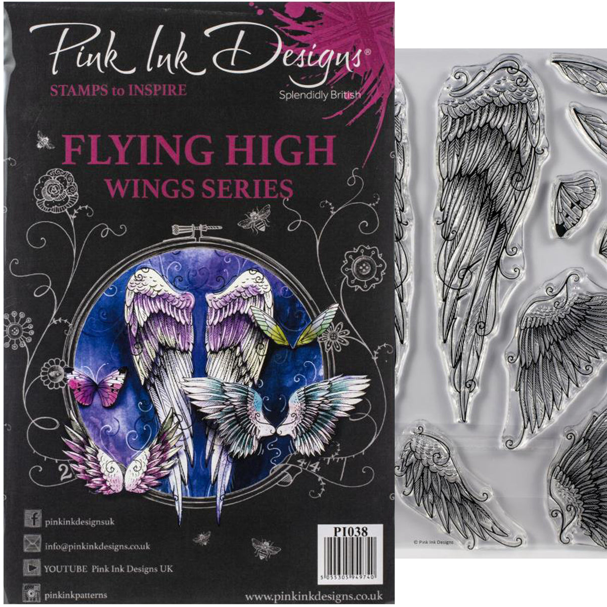Pink Ink Designs - Flying High - A5 Stamp | Dreamz Etc