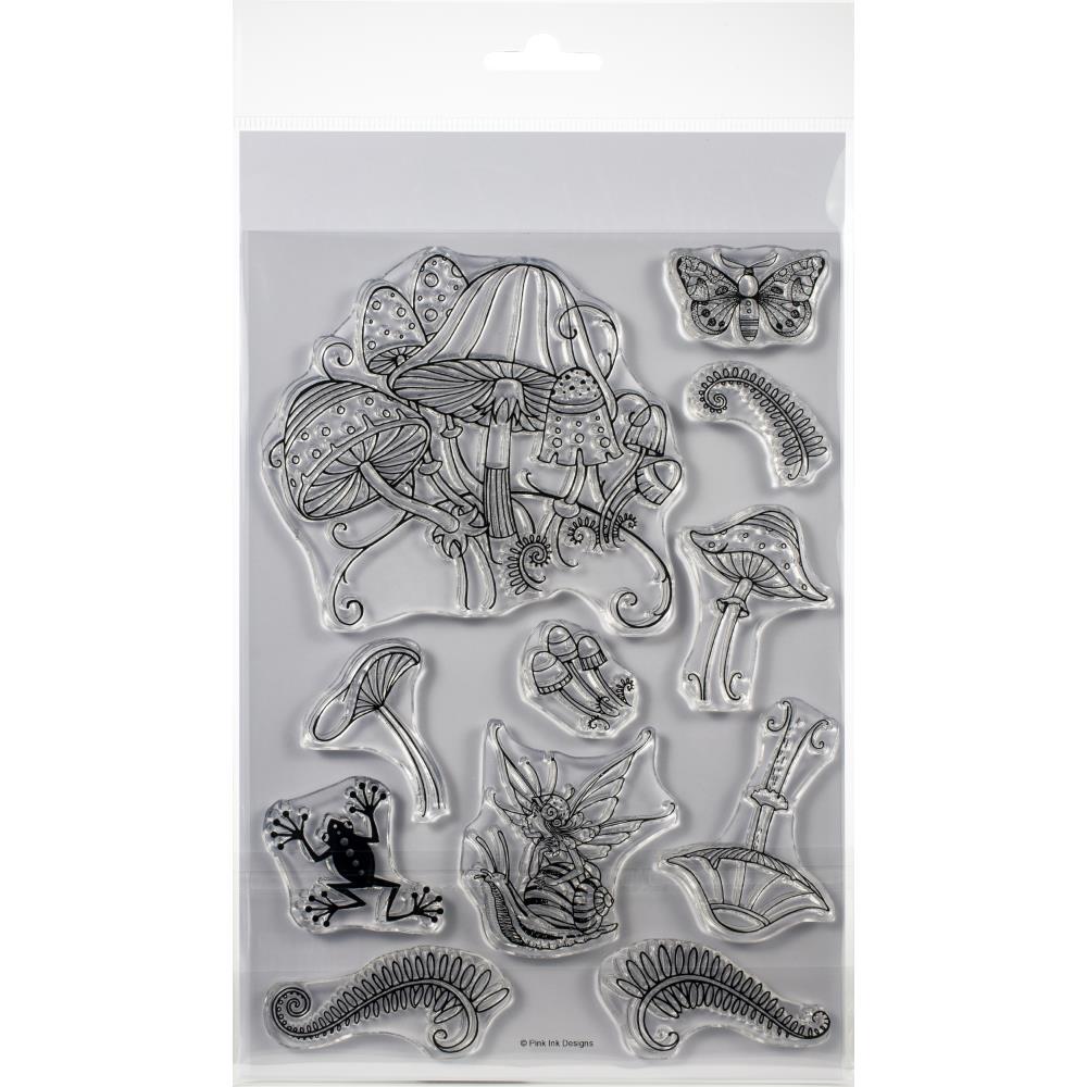 Pink Ink Designs - Fungi - A5 Stamp Set
