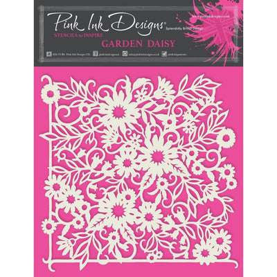 Pink Ink Designs - Garden Daisy Stencil - 7x7