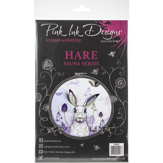 Pink Ink Designs - Hare - A5 Stamp