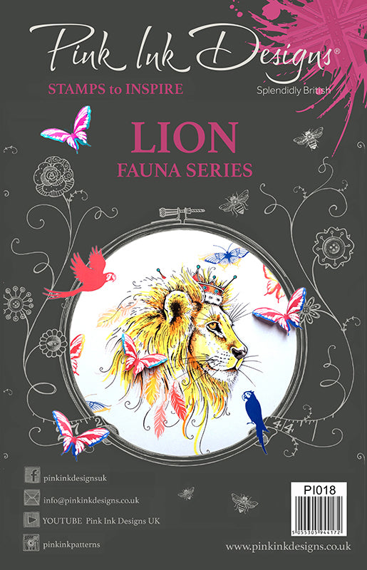 Pink Ink Designs Stamp Set - Lion