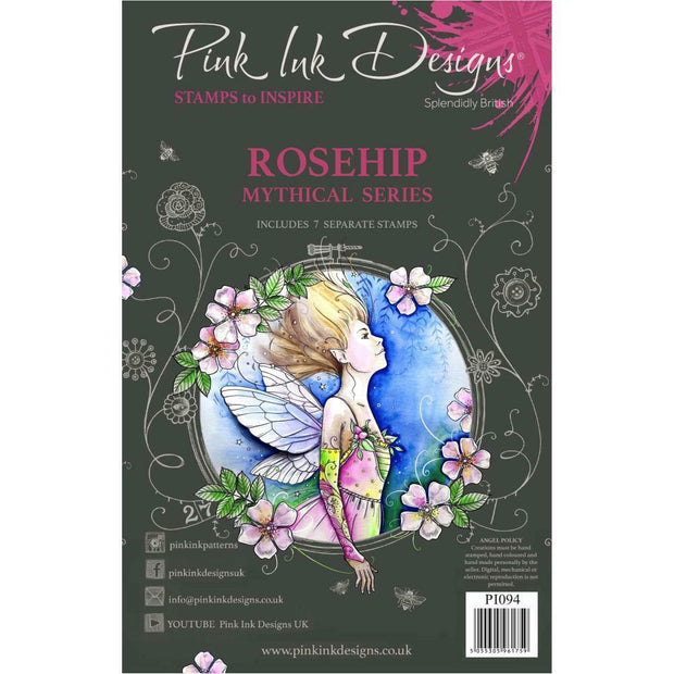 Pink Ink Designs Stamp Set - Rosehip