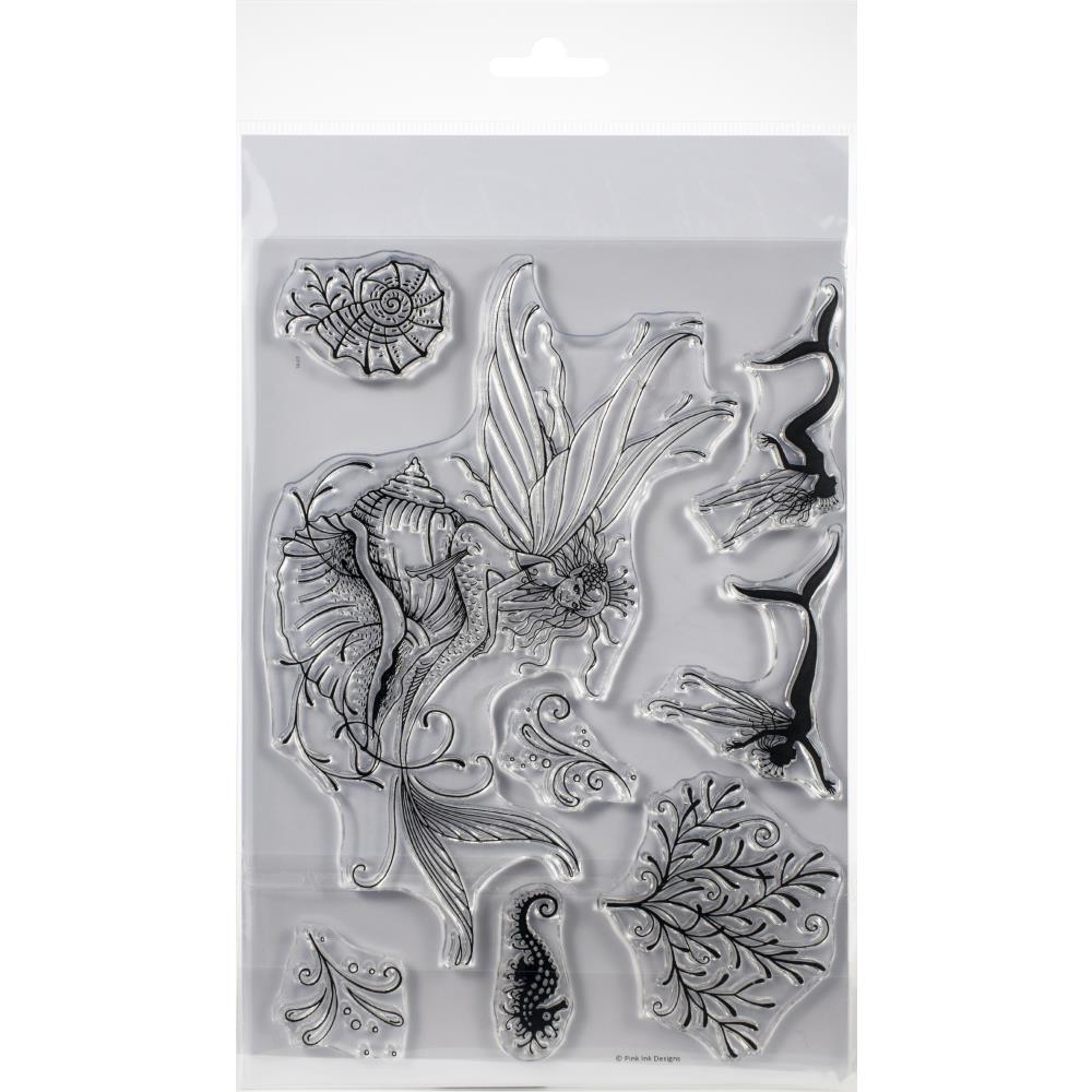 Pink Ink Designs - Shell Nymph - A5 Stamp Set