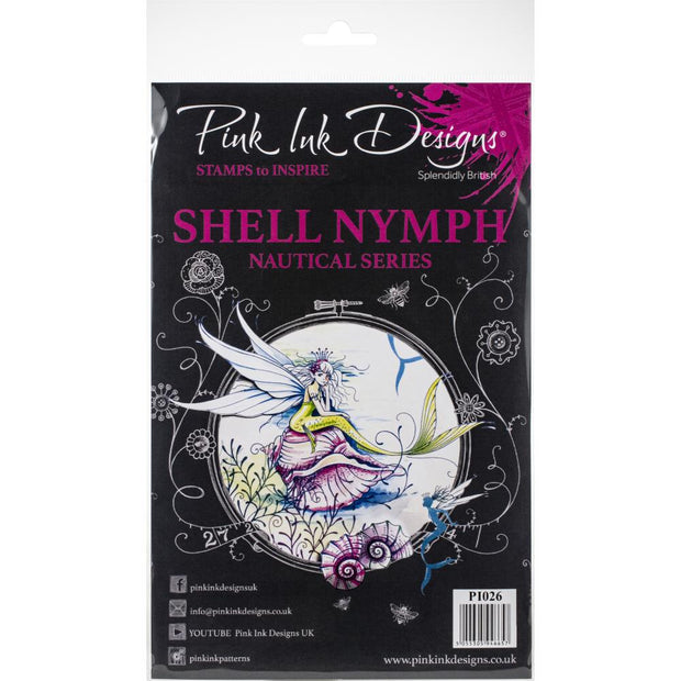 Pink Ink Designs - Shell Nymph - A5 Stamp Set