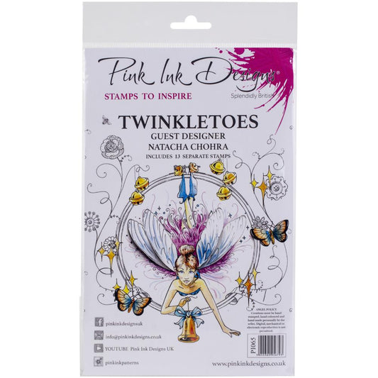Pink Ink Designs A5 Clear Stamp Set