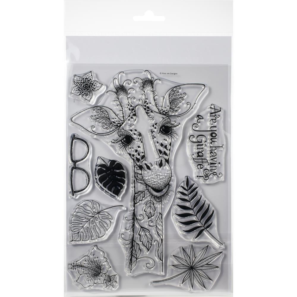 Pink Ink Designs - Giraffe - A5 Stamp