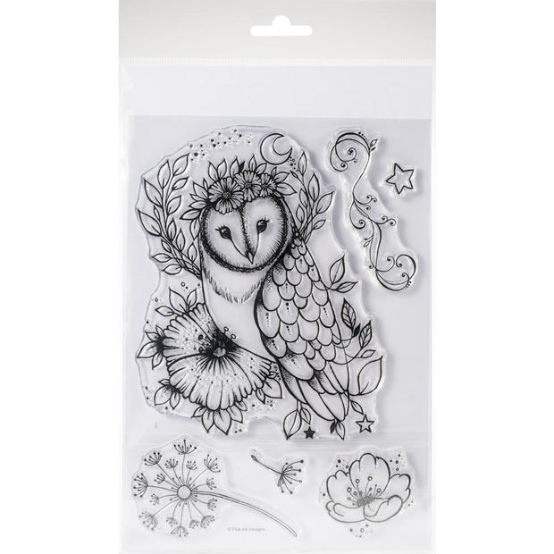 Pink Ink Designs - Midsummer Owl - A5 Stamp
