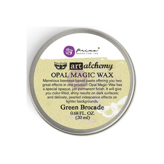 Finnabair Art Alchemy Opal Magic Wax - Green Brocade