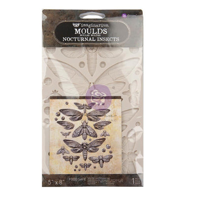 Prima - Finnabair Decor Moulds 5" x 8" - Nocturnal Insects
