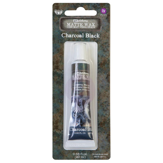 Finnabair Art Alchemy Matte Wax - Charcoal Black