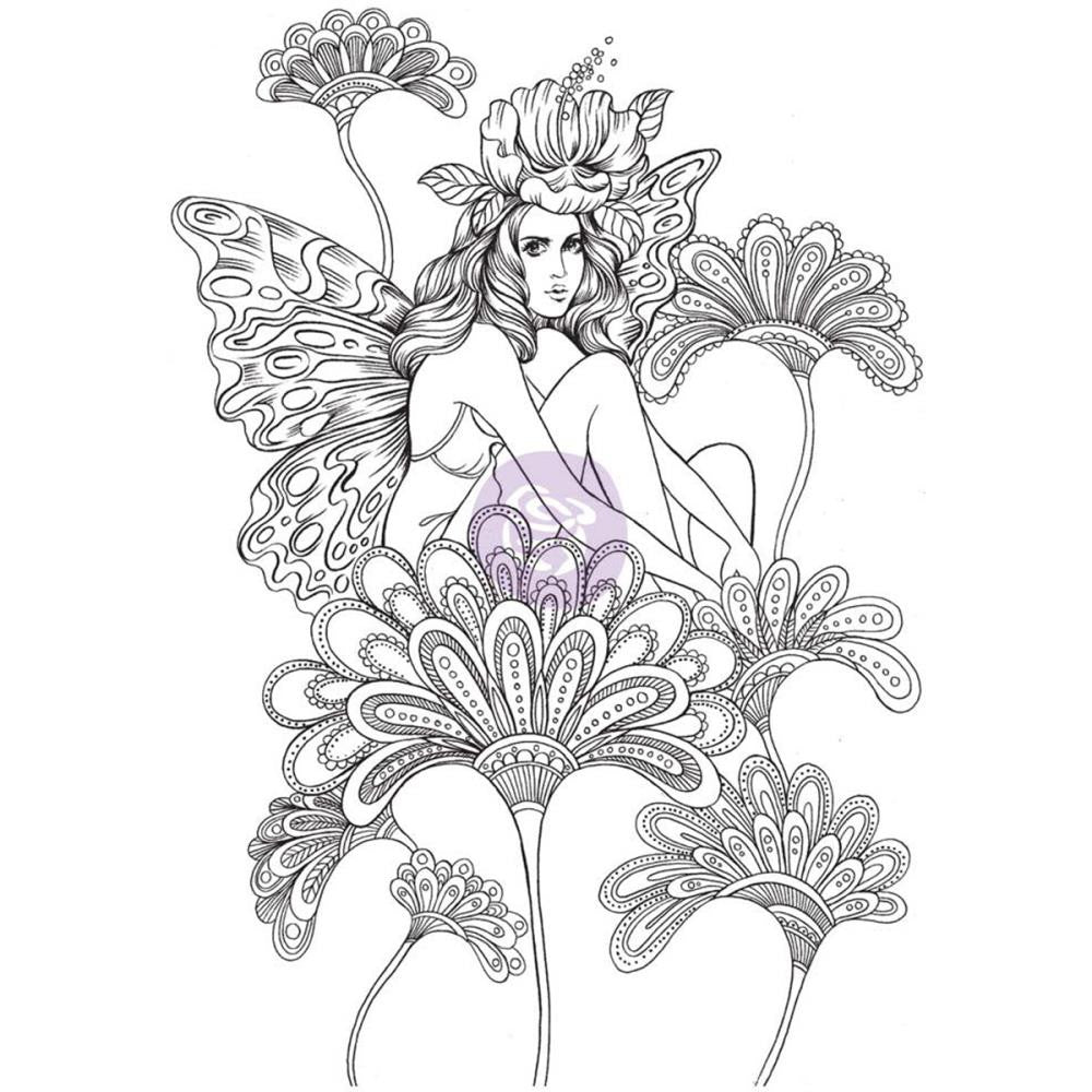 Prima Princesses Cling Stamps - Anastasia