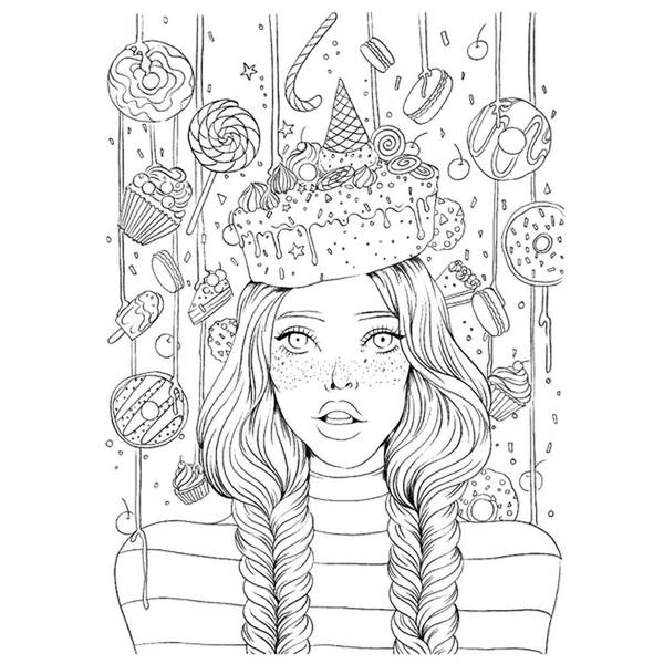 Prima Princesses Cling Stamps - Sweet Tooth