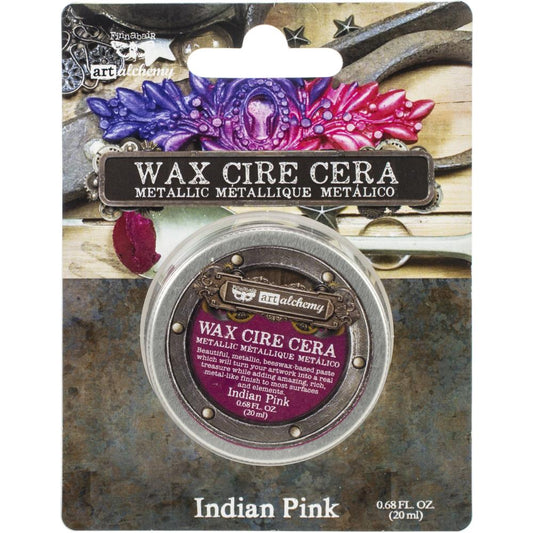 Finnabair Art Alchemy Metallique Wax - Prima - Indian Pink