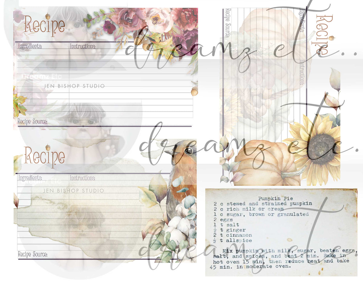 NEW! Pumpkin Spice Digital Collection