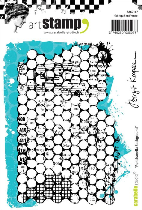 Carabelle Cling Stamp - Punchanella