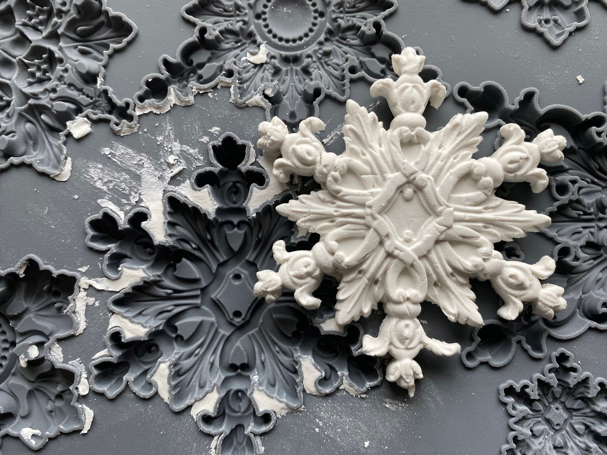 Snowflakes Decor Mould by IOD - Iron Orchid Designs