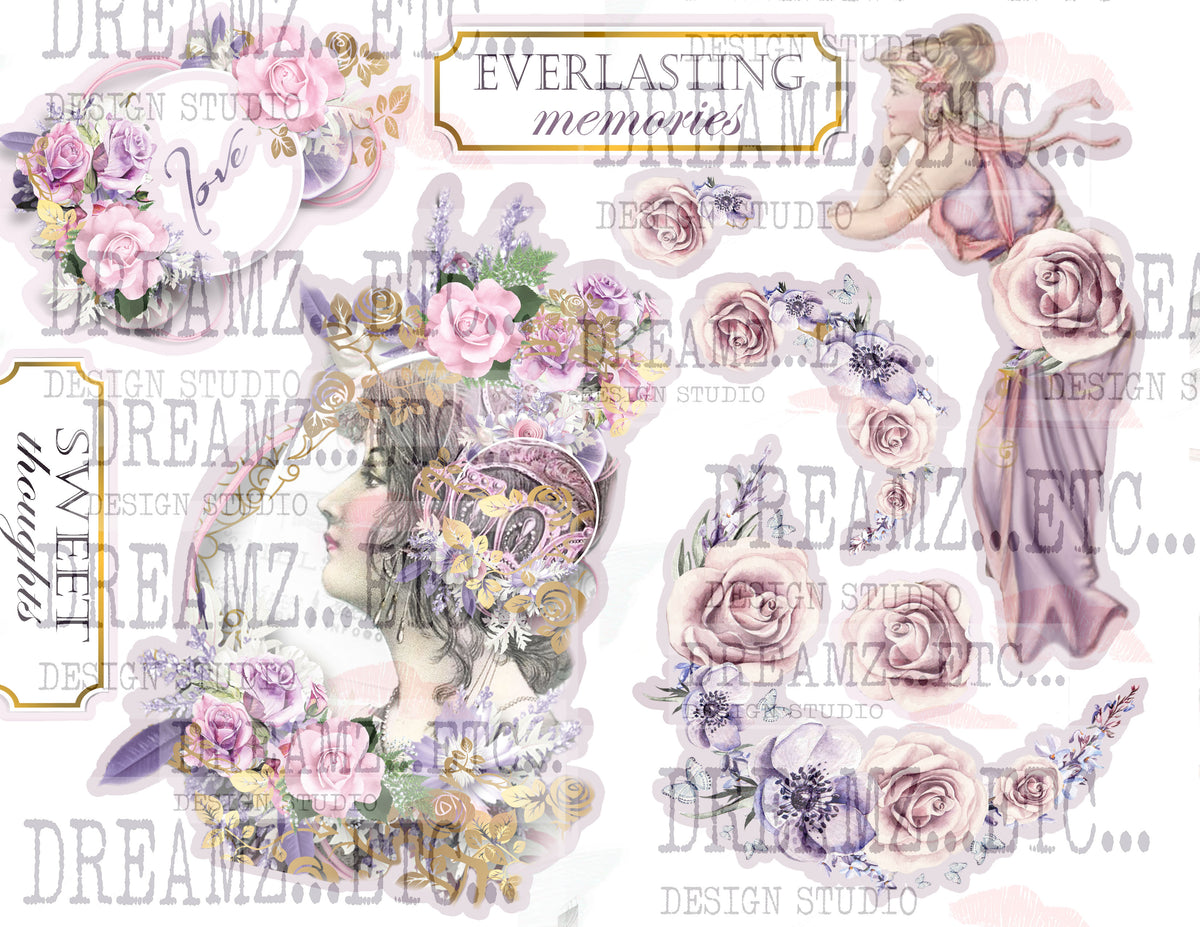 Romantic Notions - Digital Journal Kit - Bundle Pack