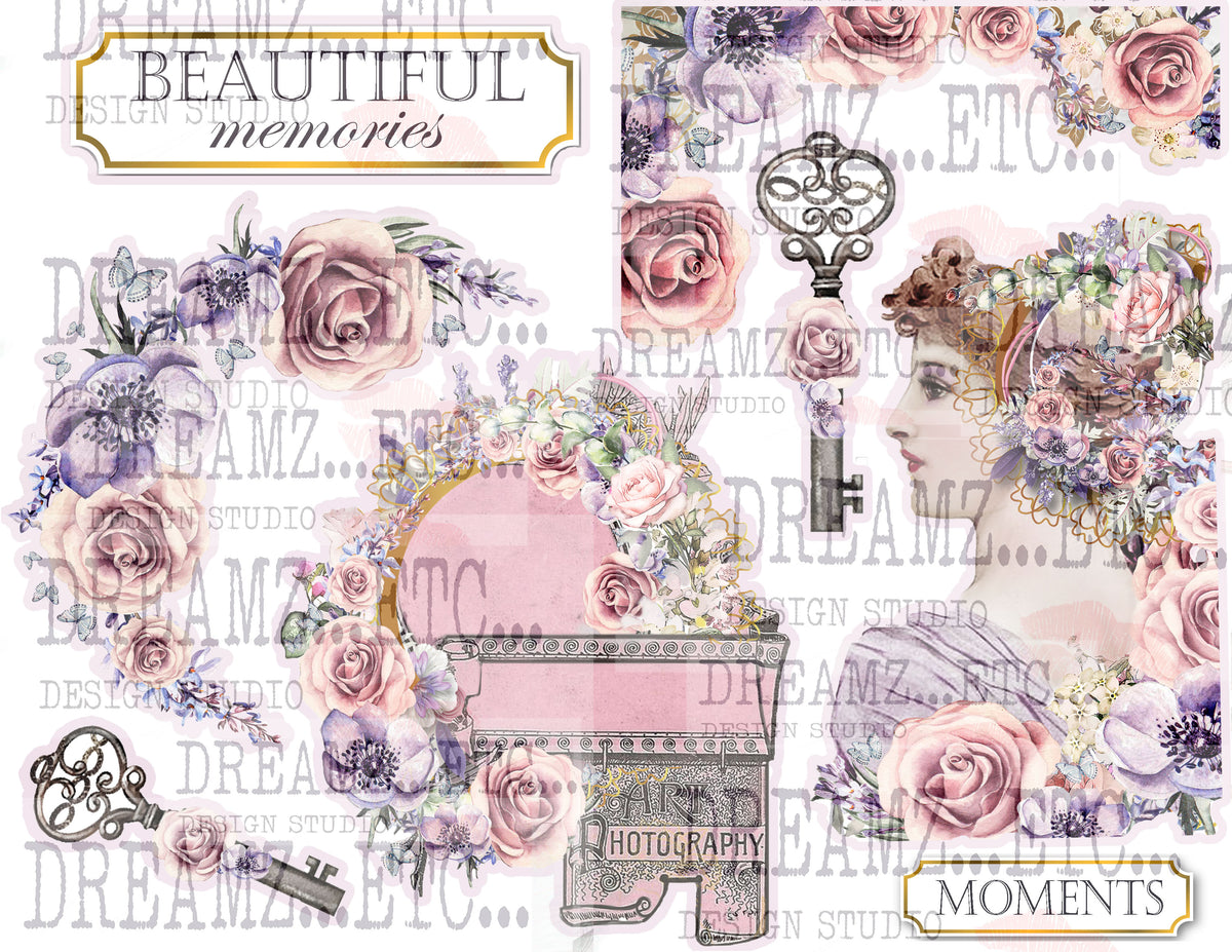 Romantic Notions - Digital Journal Kit - Bundle Pack
